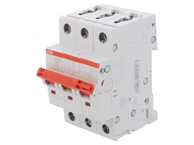 Separator-&icirc;ntrerupător 3P DIN 25A 400VAC