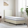 VidaXL Saltea din spumă cu memorie, alb, 80x200x17 cm, moale 4013417