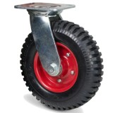 Cumpara ieftin Roata pivotanta 200 mm, 235 kg, latime 58 mm, placa 115 x 100 mm, rulment dublu cu bile
