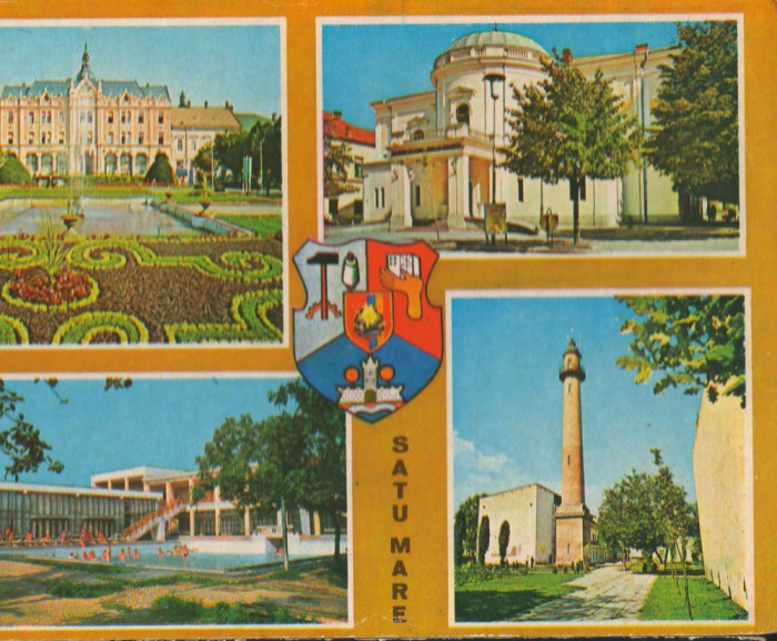 CPI B13973 CARTE POSTALA - SATU MARE, MOZAIC