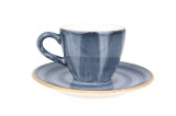Bonna Aura Dusk - Ce&Egrave;ti de espresso &Egrave;i farfurie - 80.0 cc - Por&Aring;&pound;elan - 6er set