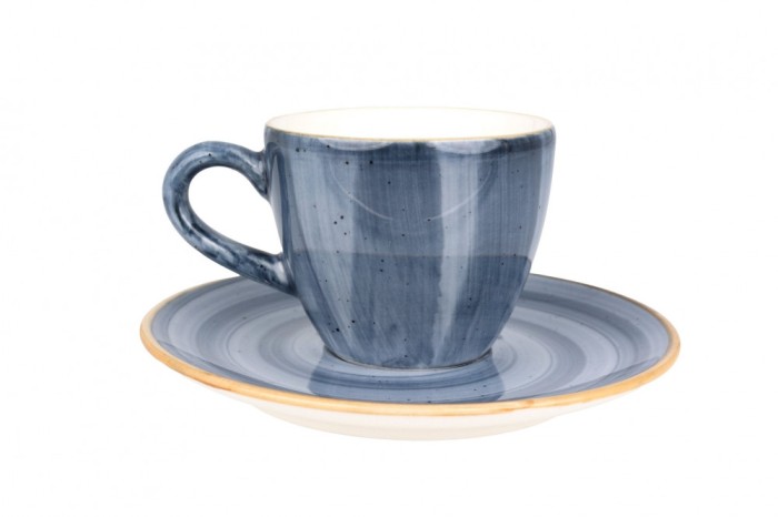 Bonna Aura Dusk - Ce&Egrave;ti de espresso &Egrave;i farfurie - 80.0 cc - Por&Aring;&pound;elan - 6er set