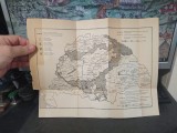 Hartă, Pretențiile teritoriele ale cehilor, rom&acirc;nilor, serbilor și austriecilor la tratativele de pace de la Trianon, pe baza unei..., 1919-1920, 181