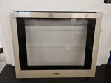 Usa , geam exterior cuptor Whirlpool 59.5 x 48 cm , bej /R1