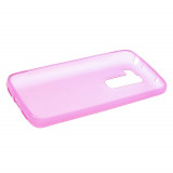 Husa silicon roz semitransparent pentru LG G2 Mini D620/G2 Mini Dual Sim D618