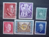 Set timbre Germania Generalgouvernement Cehoslovacia Hitler Caleașcă Benes Stefanik - A228