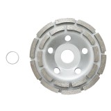 Disc diamantat segmentat 125x22.23mm pentru slefuire beton, granit si marmura Breckner Germany