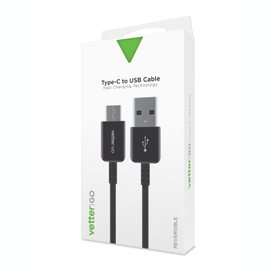 Cabluri si Adaptoare Vetter USB Type-C Cable, Vetter GO, Black foto