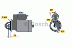 Starter MERCEDES C-CLASS Combi (S202) (1996 - 2001) BOSCH 0 986 017 890 foto