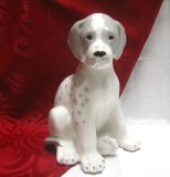 FIGURINA BIBELOU PORTELAN LOMONOSOV USSR RUSIA CAINE 17.5 CM