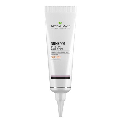 Crema Solara SPF 50+ Uniformizanta Impotriva Petelor Pigmentare Aqua Fusion 40 mililitri BioBalance foto