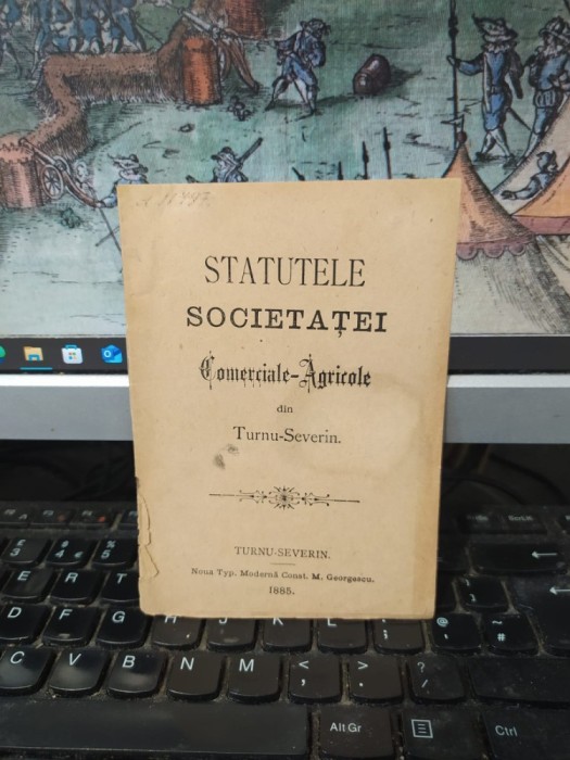 Statutele Societăței Comerciale Agricole din Turnu Severin, Turnu Severin 1885, 179
