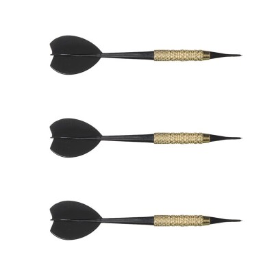 Set 3 sageti pentru Darts, 13.5 cm, Negru/Auriu, ATU-081511 foto