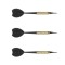 Set 3 sageti pentru Darts, 13.5 cm, Negru/Auriu, ATU-081511