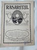 Revista Rasaritul, anul V, nr.1-4/1922 (din cuprins, versuri de V.Militaru)