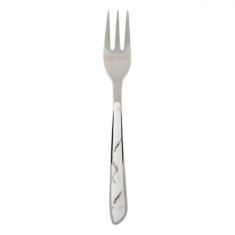 Furculiță Tac&acirc;muri Marble, Lungime 14 cm, M&acirc;ner Marmură, Oțel Inoxidabil