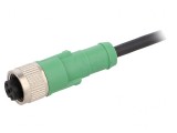 Cablu de Conectare M12 4-PIN 1,5m 250VAC 4A PUR