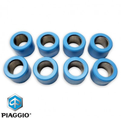 Set role variator 25x17x21.4gr (8 role) originale - Aprilia Atlantic - Scarabeo - Gilera Nexus - Piaggio Beverly - MP3 - X9 Evo 4T 500cc foto