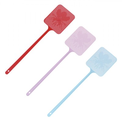 Plici Muște, Model Patrat, Set 3 Bucăți, Multicolor, Plastic, 46 cm foto