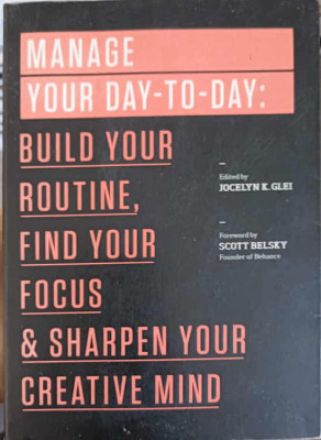 MANAGE YOUR DAY - TO - DAY: BUILD YOUR ROUTINE, FIND YOUR FOCUS &amp;amp; SHARPEN YOUR CREATIVE MIND-COLECTIV foto