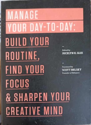 MANAGE YOUR DAY - TO - DAY: BUILD YOUR ROUTINE, FIND YOUR FOCUS &amp;amp; SHARPEN YOUR CREATIVE MIND-COLECTIV-247257 foto