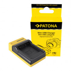 PATONA Încărcător subțire Micro-USB Panasonic DMW-BLG10 CSBLG10MC CS-BLG10MC DMWBLG10 - Patona