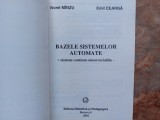Bazele sistemelor automate. Sisteme continue monovariabile - Viorel Minzu, Emil Ceanga, 2002