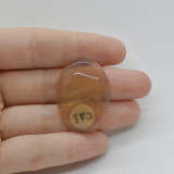 Cabochon fluorit galben 33x24x7mm c72