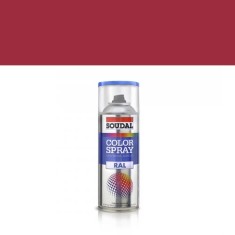 Vopsea spray Soudal universal rosu rubiniu 3003 lucios 400 ml foto