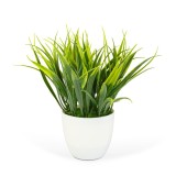 Planta artificiala decorativa - Iarba artificiala verde - 20 x 8 cm Best CarHome