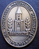 II.019 INSIGNA TIR VANATOARE DER SCH&Uuml;TZENGES. MARTINSLUST MARTINSRIED 1969