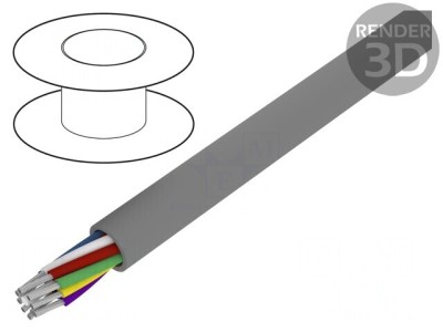 Cablu Alpha Essential C&amp;amp;C 9x22AWG 30,5m 300V Cu foto