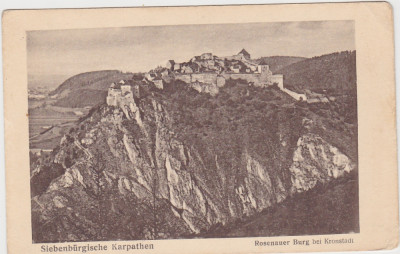 CP SIBIU Hermannstadt Carpatii Transilvaniei Cetatea Rasnov Brasov ND(1917) foto