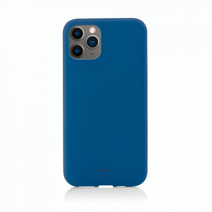 Husa Vetter GO pentru iPhone 11 Pro, Soft Touch, Dark Albastru