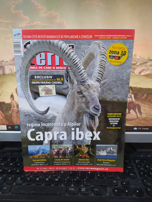Terra Magazin nr. 2, feb. 2012, Capra Ibex, Alpii, Bodrum, , 230