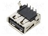 Conector USB A, versiune USB 2.0, drept, AMPHENOL COMMUNICATIONS SOLUTIONS - UE27AC54100