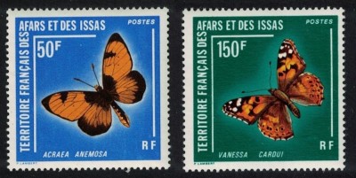 AFARS AND ISSAS 1976 FAUNA INSECTE FLUTURI foto