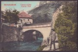 1003 - Baile HERCULANE Caras-Severin, river Cerna, Romania - old postcard - 1909, Circulata, Printata