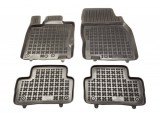 Covorase Auto Cauciuc Tip Tavita Rezaw Dedicate Renault Kadjar 2015-2022, Bordura Inalta, Fixare Podea