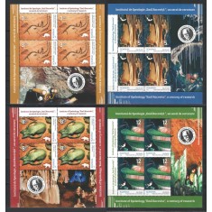 Romania 2020 - LP 2288 nestampilat - Institutul Emil Racovita, speologie bloc 4x
