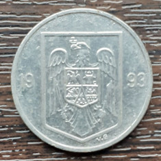 (MR21) MONEDA ROMANIA - 10 LEI 1993, MAI RARA DIN SERIE