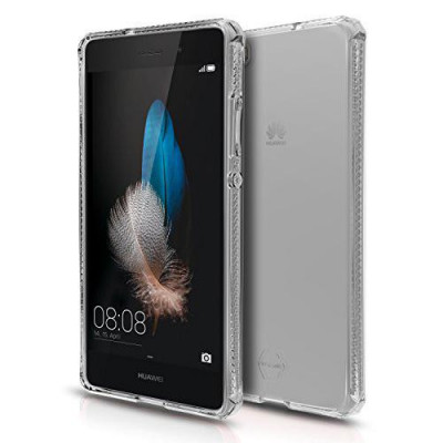 Husa Telefon Silicon Huawei P8 clear grey ITSkins foto