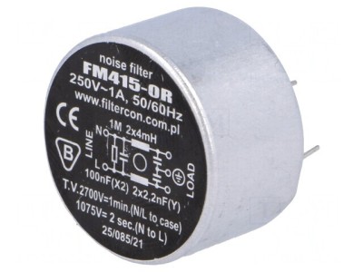 Filtru Anti-Interferen&amp;Aring;&amp;pound;e 250V 100nF 2,2nF 4mH foto