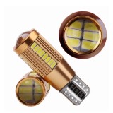 Bec LED T10 W5W Canbus 6000K Alb Pur, 3014 LED, Model Gold Edition 2020, Pozitie, Interior Auto, 12V, 800 Lumeni, Durata 50000h