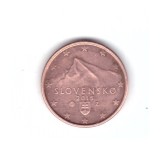 Moneda Slovacia 1 cent 2015, stare buna, curata