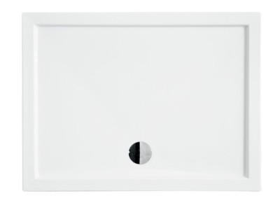 Cădiță de duș acrilică asimetrică OSKAR100 100x80x5,5 cm foto