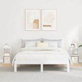 vidaXL Noptieră cu sertar 2 pcs Alb 25,5 x 22 x 49,5 cm Lemn compozit 8000597