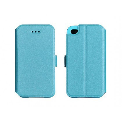 Husa Flip Carte HTC Desire 620 Albastru