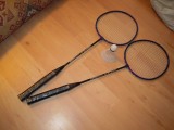 SET de 2 Rachete de badminton POWER 108 - Attacker si 1 fluturas, NOI