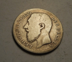 Belgia 1 Franc 1887 foto